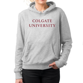 Colgate Institutional Logo Hoodie - Sport Grey