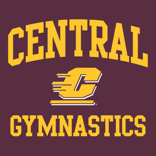 Central Michigan Arch Logo Gymnastics Hoodie - Maroon