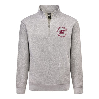 Central Michigan Old School Circle 1/4 Zip - Oxford