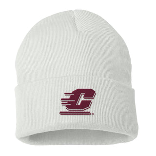 Central Michigan Primary Logo Solid Knit Cuffed Beanie