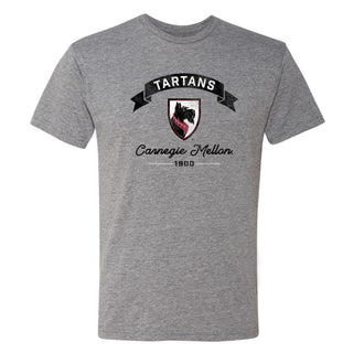 Carnegie Mellon Ribbon Arc NLA Triblend T-Shirt - Premium Heather