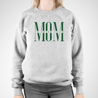 Colorado State Classic Mom Crewneck - Sport Grey