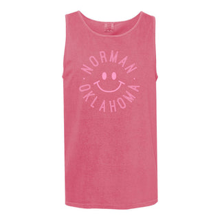 Norman Monotone Smile CC Tank Top - Crunchberry