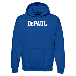 DePaul University Blue Demons Basic Block Hoodie - Royal