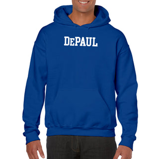 DePaul University Blue Demons Basic Block Hoodie - Royal