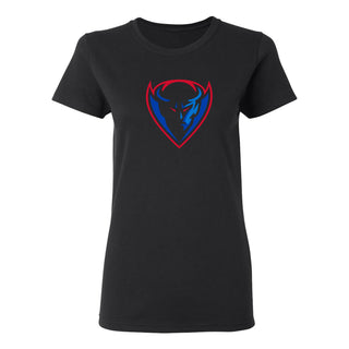 DePaul Primary Logo Womens T-Shirt - Black