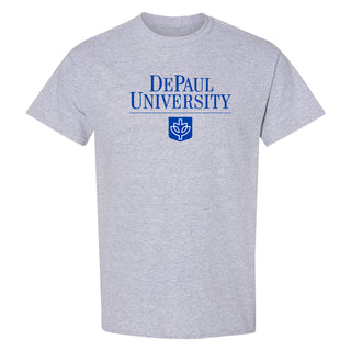 DePaul Institutional Logo T-Shirt - Sport Grey