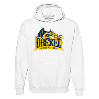 Drexel University Dragons Primary Logo Hoodie - White