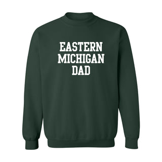 Eastern Michigan Basic Block Dad Crewneck - Forest