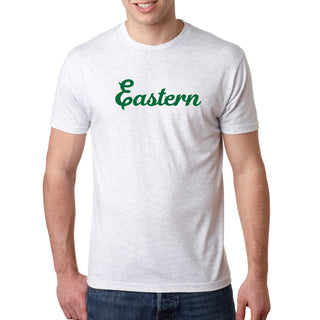 Eastern Michigan Script Logo NLA Triblend T-Shirt
