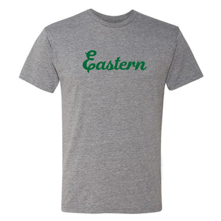 Eastern Michigan Script Logo NLA Triblend T-Shirt
