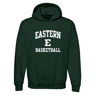 Eastern Michigan Arch Logo Basketball Hoodie - Forest