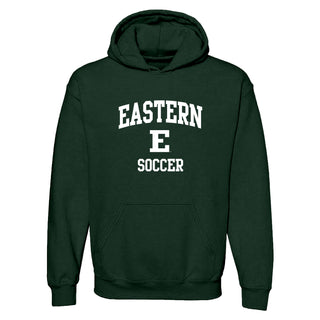 Eastern Michigan Arch Logo Soccer Hoodie - Forest
