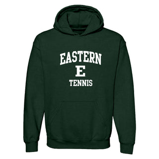 Eastern Michigan Arch Logo Tennis Hoodie - Forest