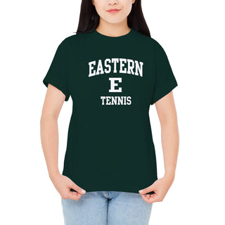 Eastern Michigan Arch Logo Tennis T-Shirt - Forest