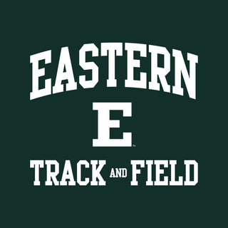 Eastern Michigan Arch Logo Track & Field Hoodie - Forest