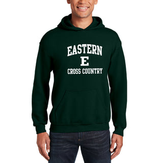 Eastern Michigan Arch Logo Cross Country Hoodie - Forest