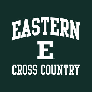 Eastern Michigan Arch Logo Cross Country T-Shirt - Forest