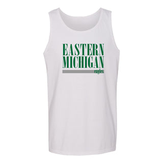 Eastern Michigan Boldline Tank Top - White