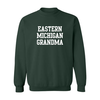 Eastern Michigan Basic Block Grandma Crewneck - Forest