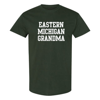 Eastern Michigan Basic Block Grandma T-Shirt - Forest