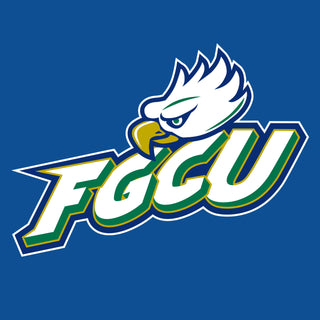 Florida Gulf Coast University Eagles Front Back Print Short Sleeve T Shirt - Royal