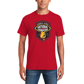 Ferris State 2025 Football National Champions T-Shirt - Red