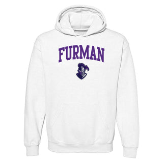 Furman University Paladins Arch Logo Hoodie - White