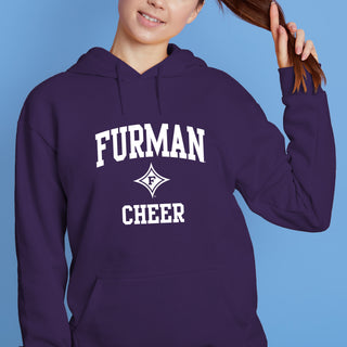 Furman Arch Logo Cheer Hoodie - Purple