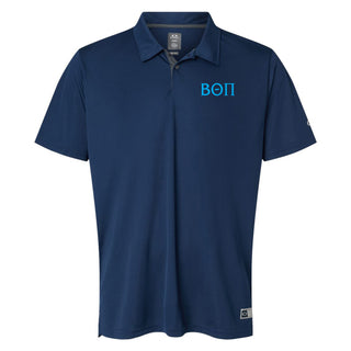 Beta Theta Pi Greek Letter Block LC Oakley Hydrolix Polo - Team Navy
