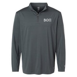 Beta Theta Pi Greek Letter Block LC Oakley Podium Quarter-Zip - Forged Iron