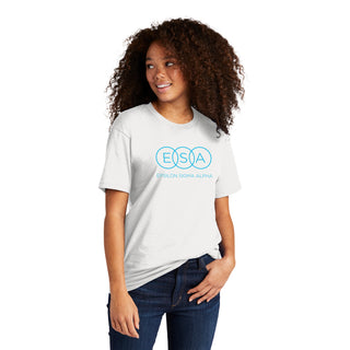 Epsilon Sigma Alpha Primary Logo NLA T-Shirt - White