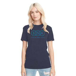 Epsilon Sigma Alpha Primary Logo NLA Triblend T-Shirt - Vintage Navy