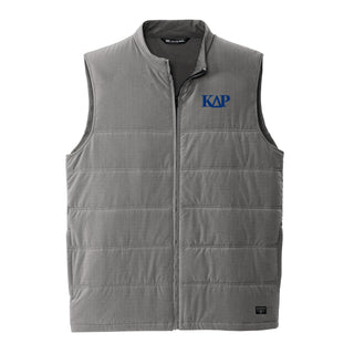 Kappa Delta Rho Greek Letter Block LC Travis Mathew Cold Bay Vest - Quiet Shade Grey