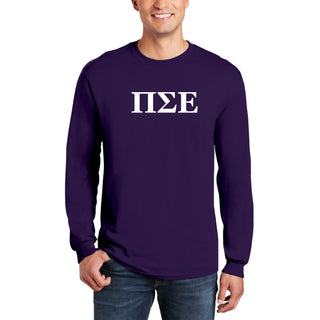 Pi Sigma Epsilon Greek Letter Long Sleeve T-Shirt