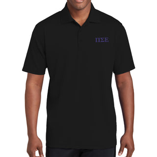 Pi Sigma Epsilon Greek Letter LC EMB Polo