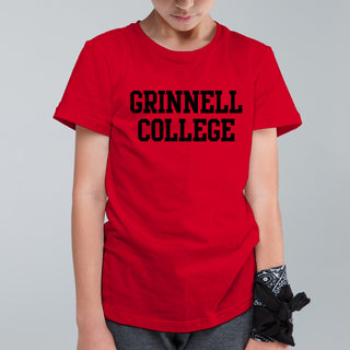 Grinnell College Basic Block Youth T-Shirt