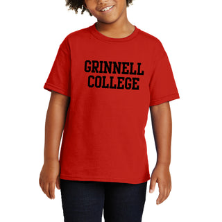 Grinnell College Basic Block Youth T-Shirt