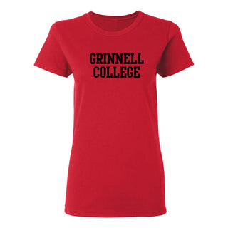 Grinnell College Basic Block Womens T-Shirt