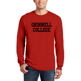 Grinnell College Basic Block Long Sleeve
