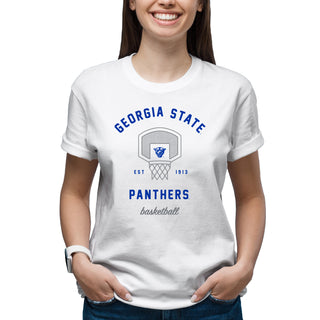 Georgia State Panthers Basketball Net T-Shirt - White