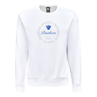 Georgia State Roundabout BTB Crewneck - White