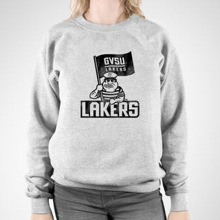 GVSU Mascot Mark Crewneck - Sport Grey