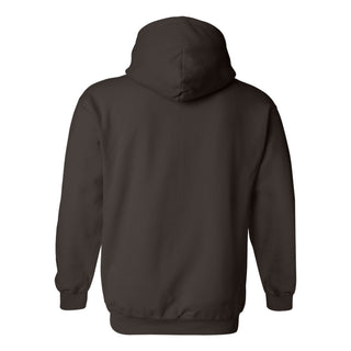 Brown University Bears Primary Logo Hoodie - Dark Chocolate