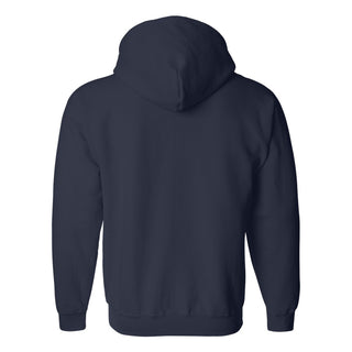 Liberty University Flames Primary Logo Full Zip Hoodie - Navy