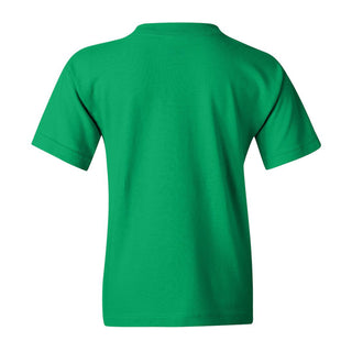 University of North Texas Mean Green Basic Block Cotton Youth T-Shirt - Irish Green