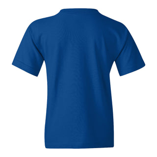 Brandeis University Judges Basic Block Youth Short Sleeve T Shirt - Royal