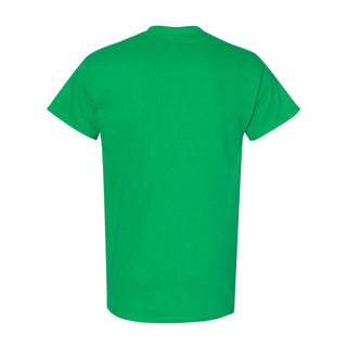 North Dakota Fighting Hawks Arch Logo Hockey Short Sleeve T Shirt - Irish Green