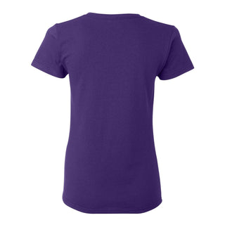 Kansas State University Wildcats Basic Block Cotton Women's T-Shirt - Purple