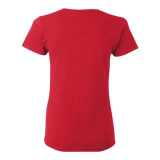 Hawaii Hilo Vulcans Primary Logo Women's T Shirt - Red